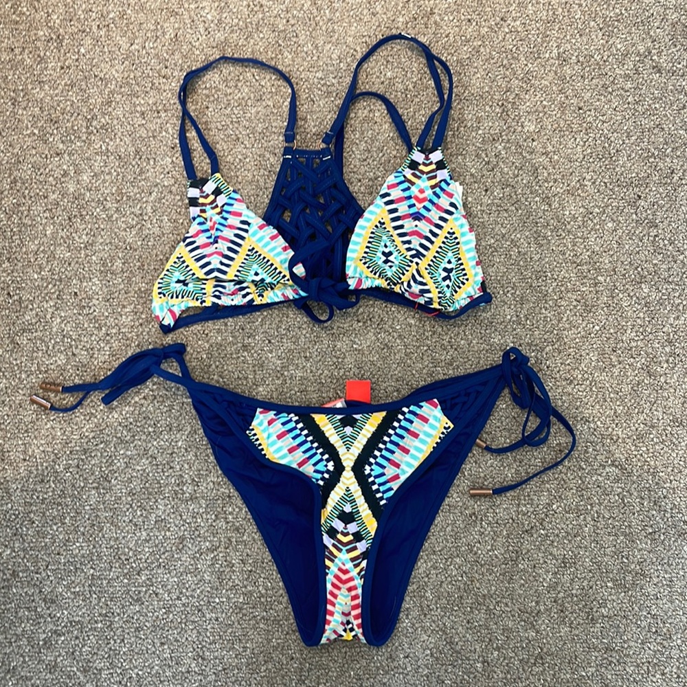 Red Carter Bikini
